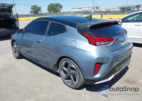 2020 Hyundai Veloster Turbo Ultimate from USA, damaged, VIN KMHTH6AB2LU021126